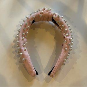 Lele Sadoughi Pearl Embellished Headband